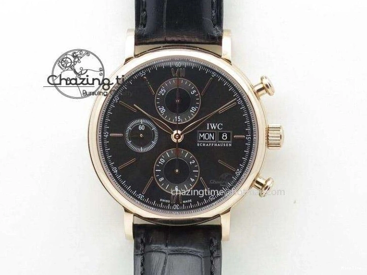 MIROTIME 0220 Modern Portofino SCHAFFHAUSEN RG MKF 1:1 V2 Best Edition White Dial On Brown Leather Strap A 7344